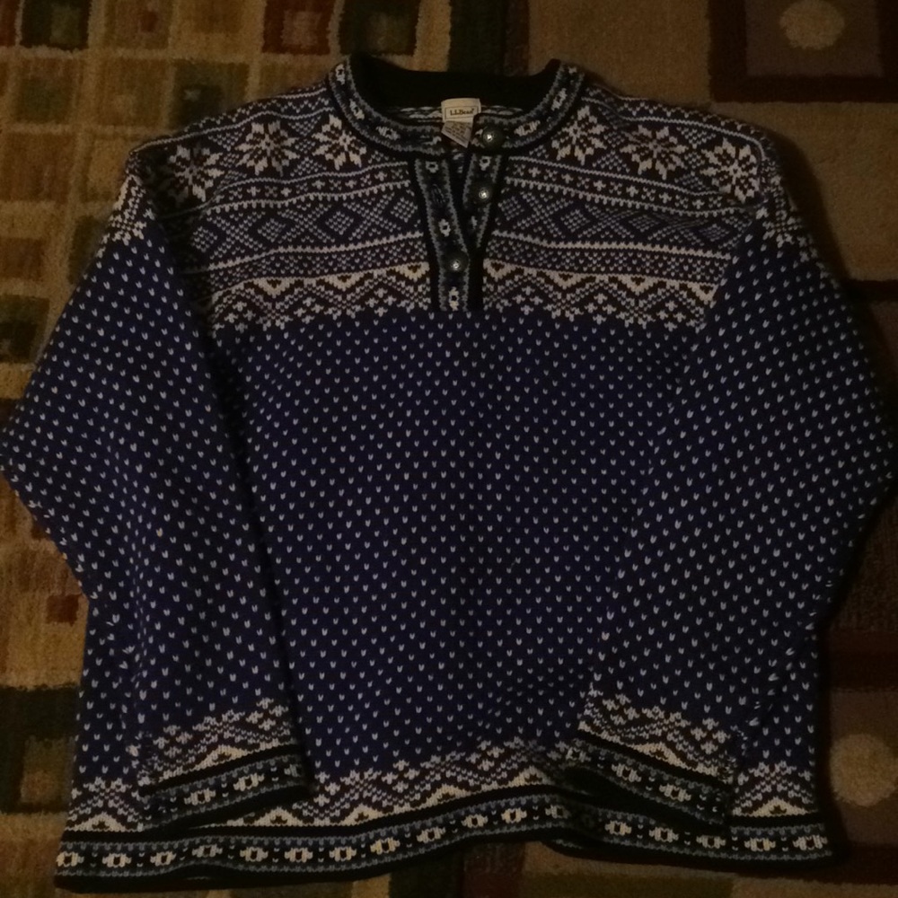 Ll bean wool sweater